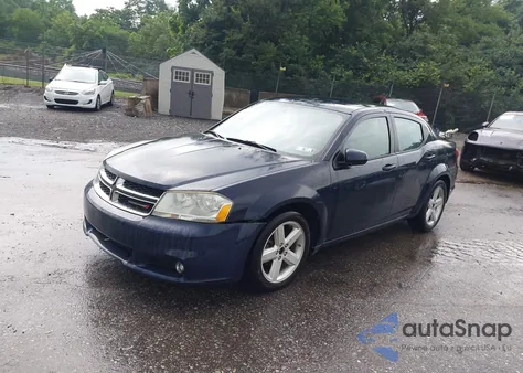 2013 Dodge Avenger Sxt from USA, damaged, VIN 1C3CDZCB8DN681105